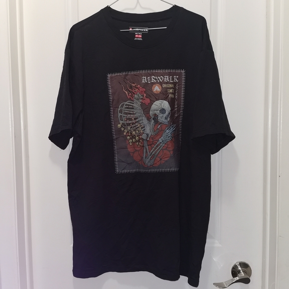 Airwalk Other - Airwalk Black Skeleton‎ Graphic Tee